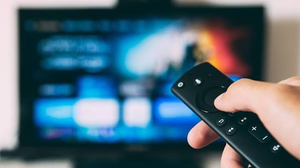 Family watching movies on a smart TV
